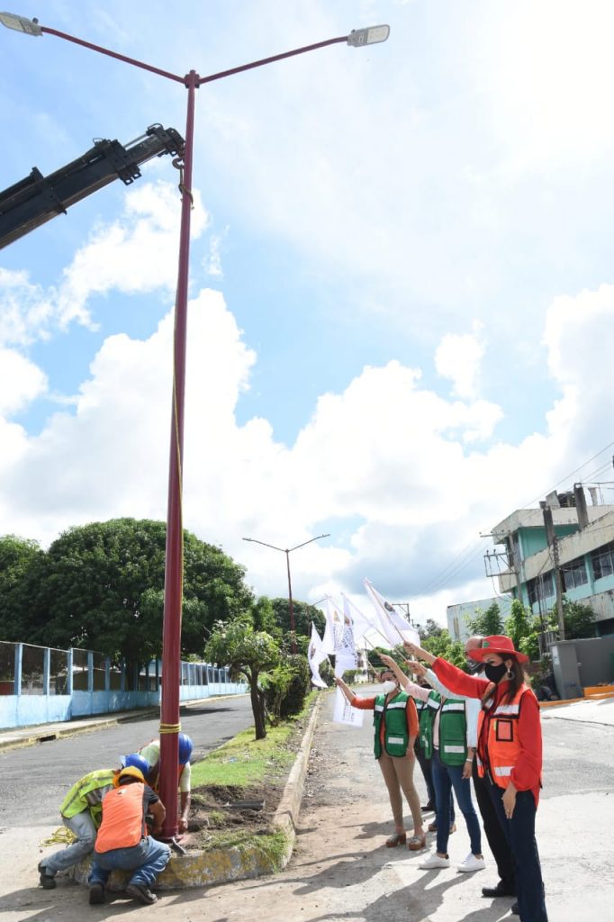 Ayuntamiento de Tapachula inicia programa de rehabilitación de alumbrado público