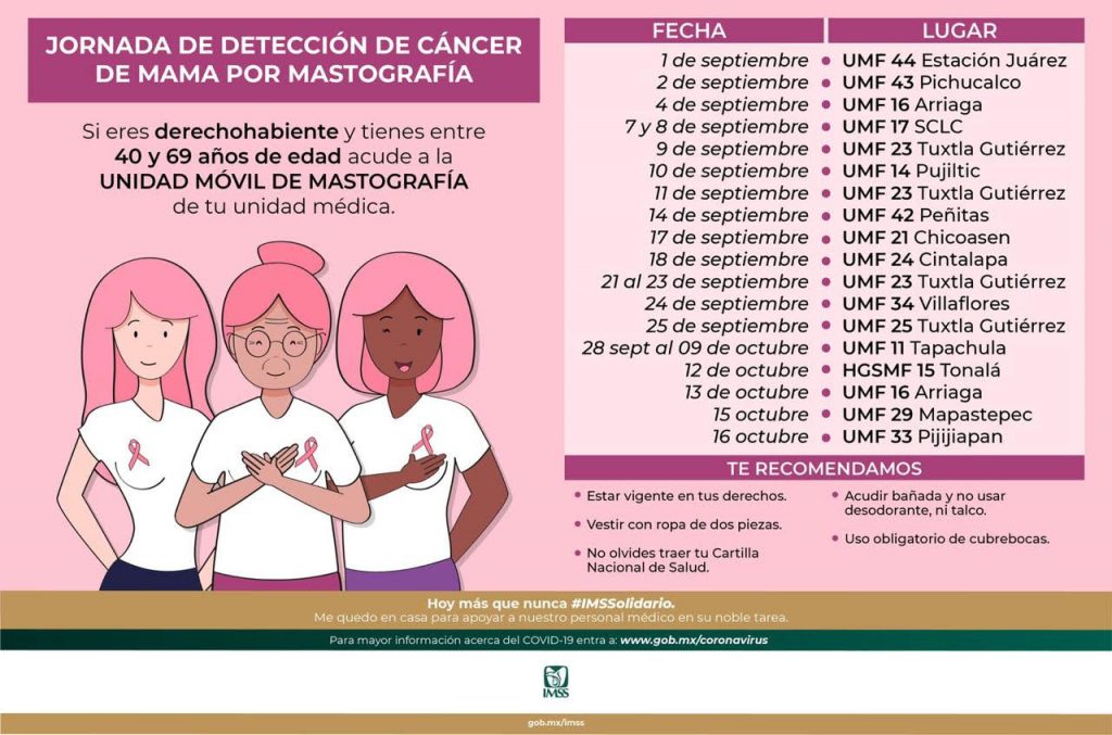 IMSS realiza mastografías en unidad móvil