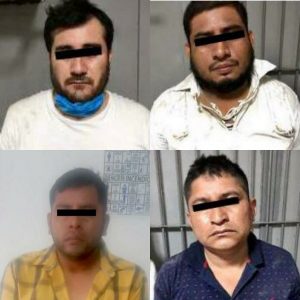 Detienen a cuatro con droga en Tuxtla, eran buscados por diversos robos