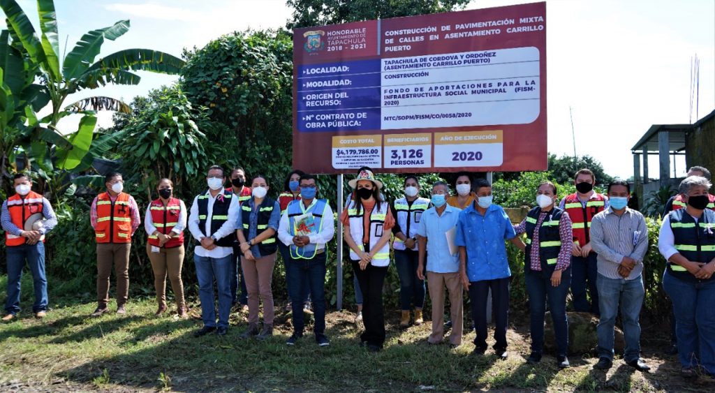 Obras de impacto social benefician a colonias y ejidos de Tapachula