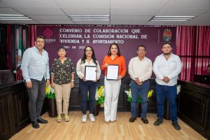 Firma Ayuntamiento de Tapachula y la Comisión Nacional de Vivienda convenio de colaboración