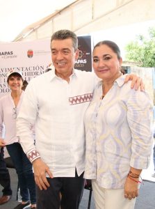 Gladiola Soto Soto acompaña a Gobernador Rutilio Escandón en gira por Tapachula