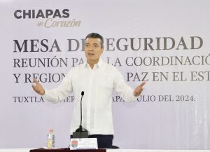 Gracias a la coordinación de todas las autoridades Chiapas registra 48 horas de saldo blanco: Rutilio Escandón