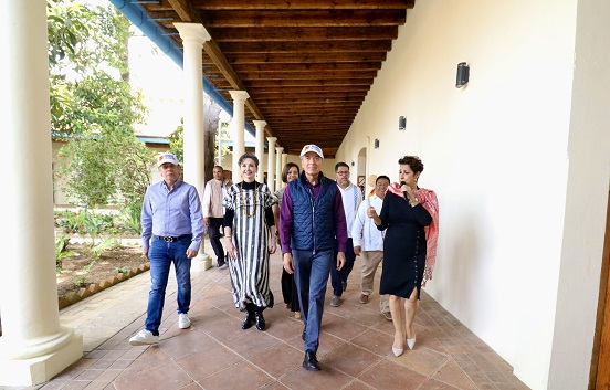 Inaugura Rutilio Escandón restauración del Monumento Histórico de la Delegación Regional DIF Chiapas, en SCLC